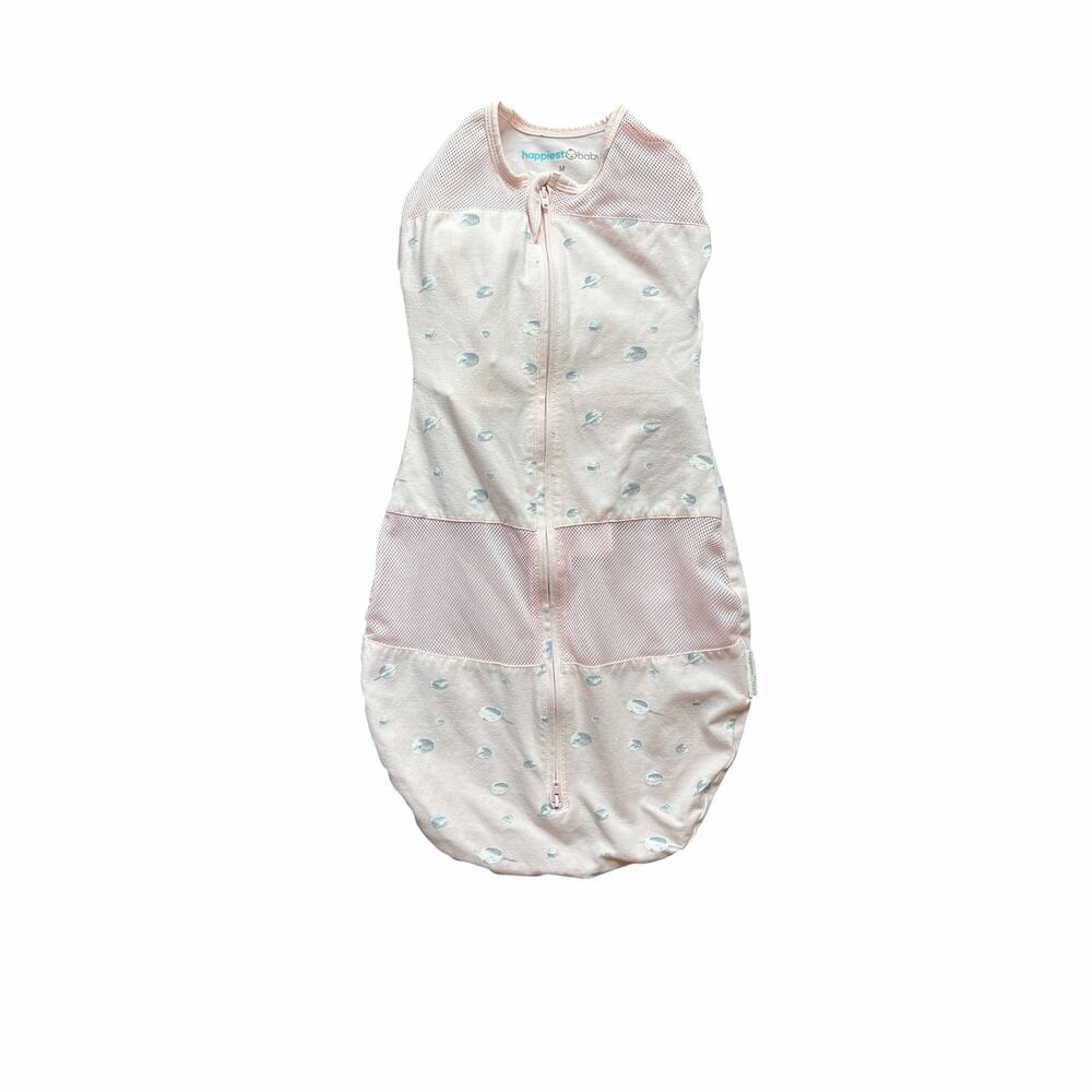 Happiest Baby Sleep Sack Pink Planet Print Infant Swaddle